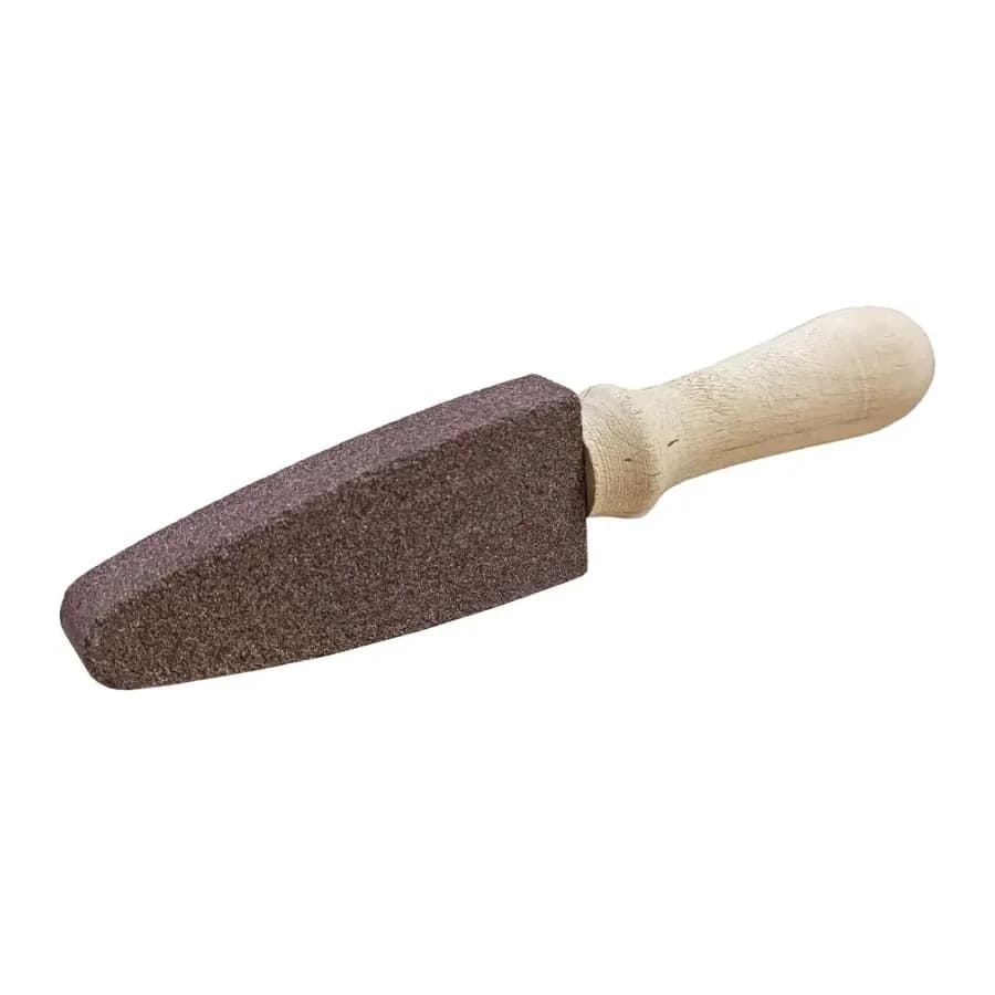 Брусок абразивный с деревянной ручкой 23*4,5 см